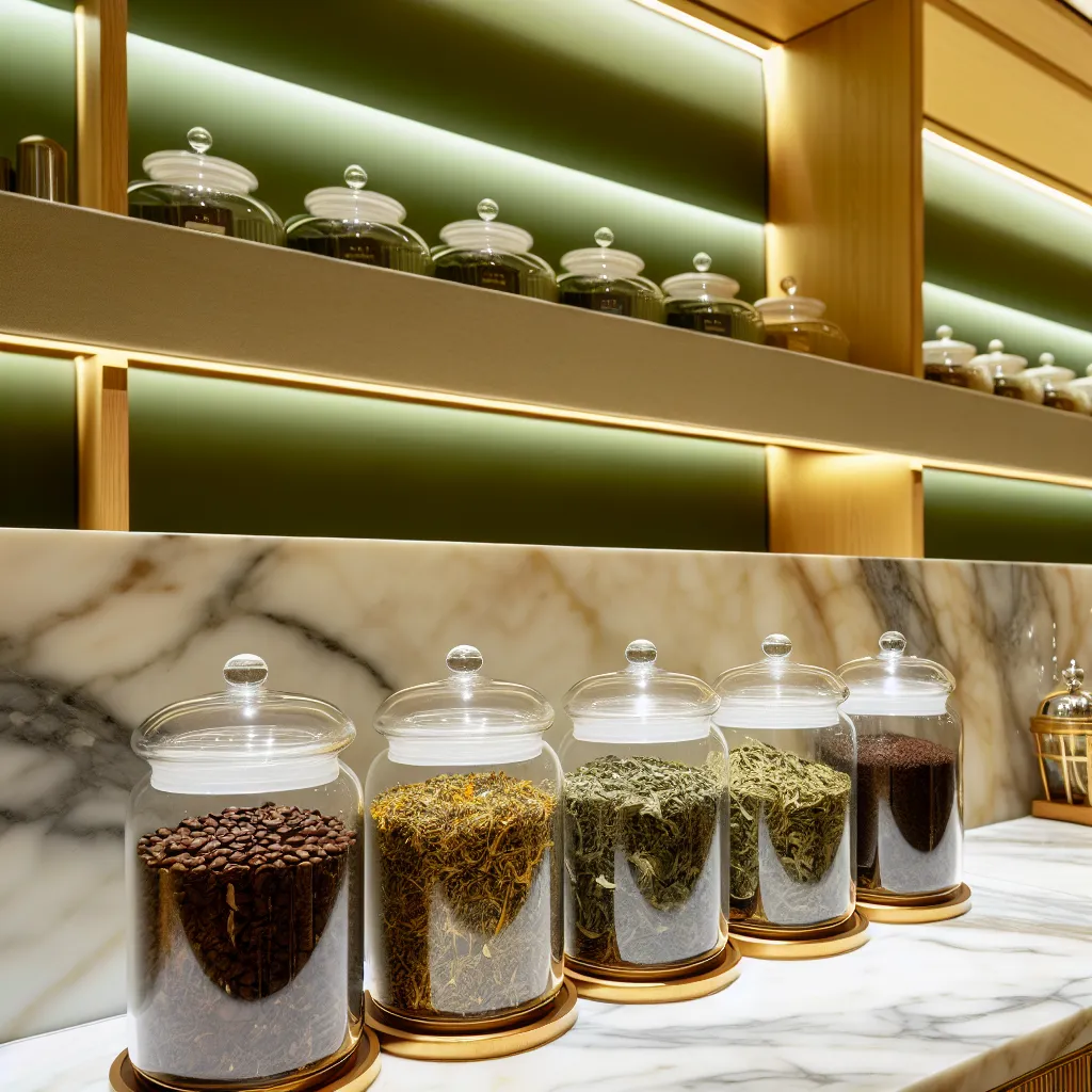 Tea and coffee station